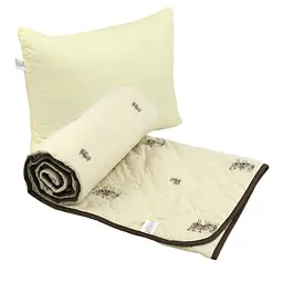 Набір Руно ковдра 140х205 + подушка 50х70 силіконова "Comfort Sheep" К_924.52ШКУ_Sheep