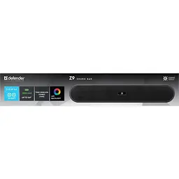 Акустична система 1.0 Defender Саундбар Z9 16Вт, Bluetooth/FM/USB/TF/AUX, LED чорна - мініатюра 5