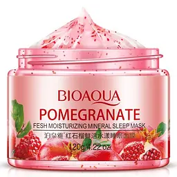 Нічна гель-маска з екстрактом гранату Bioaqua 120 г