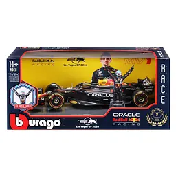 Автомодель з фігуркою – ORACLE RED BULL RACING RB20 (2024) (1:24) Bburago 18-28060 (#1)
