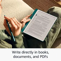 Електронна книга Amazon Kindle Scribe 1st Gen 2024 Tungsten, 64 ГБ, дисплей 10,2 E Ink Carta 2480?1860, 300 dpi, антиблікове покриття, підсвічування, ємнісний сенсор, металевий корпус, підтримка аудіо, Wi-Fi/Bluetooth, USB-C, стилус - мініатюра 4