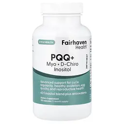 Піролохінолінхінон (PQQ) PQQ + Myo + D-Chiro Inositol 120 капсул Fairhaven Health vit0005115