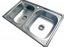 Кухонна мийка Romzha Fifika 2C Satin RO44015, Сірий - мініатюра 4