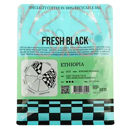 Кава в зернах Fresh Black Ethiopia 200 г - мініатюра 3