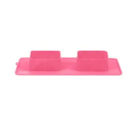 Миска складана Waudog Silicone385х230х50 мм рожевий - мініатюра 2
