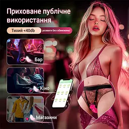 Силіконовий смарт-вібратор-трусики LoveSpouse Panties безшумний з ремінцями 9 режимів рожевий - мініатюра 10