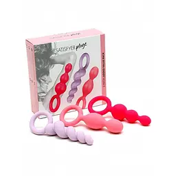 Набір анальних іграшок Satisfyer Plugs colored (set of 3) - Booty Call Satisfyer SO2324 20901 - мініатюра 1