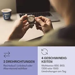 Ротомат скринька для автопідзаводу годинника Klarstein Sindelfingen (10040049) - мініатюра 4