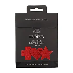 Накладки на соски Le Desir Le Desir Nipple Cover Set (червоний) - мініатюра 5