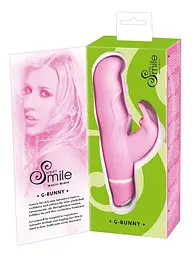 Вібратор-кролик Sweet Smile G Bunny 15 см рожевий - мініатюра 5