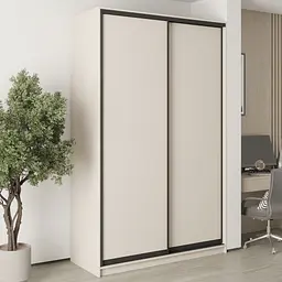 Шафа-купе дводверна MebelStar Стандарт BG 2ДСП 150x45x240 см Кашемір (MBS-9990)