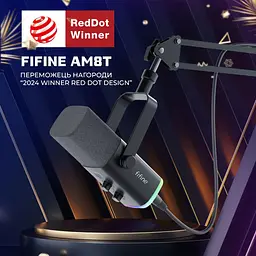 Мікрофон Fifine AmpliGame AM8T Black [172790] - мініатюра 12
