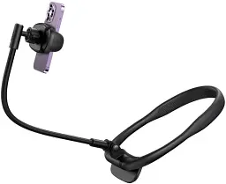 Тримач на шию/стіл Baseus Comfort Joy Series Neck Phone Holder LUGB000001 Black - мініатюра 2