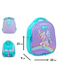 Рюкзак дитячий YES K-33XXS Happy Unicorn (550435) - мініатюра 3