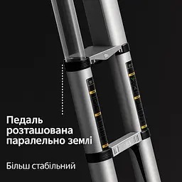Складні телескопічні сходи драбини 1,6м 1,6м (3,2м) - мініатюра 8