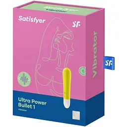 Віброкуля на акумуляторі Satisfyer Ultra Power Bullet 1 Yellow - мініатюра 7