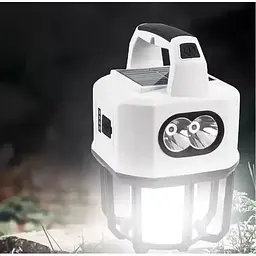 Ліхтар LED GH GH-22025 кемпінговий з power bank на сонячних батареях
