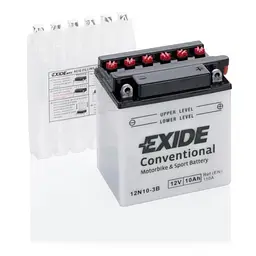 Мото акумулятор EXIDE CONVENTIONAL 6СТ-9Ah АзЕ 12В 85А (EN) 12N9-3B
