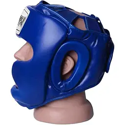 Боксерський тренувальний шолом PowerPlay 3043 XL Blue - мініатюра 4