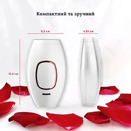 Фотоепілятор лазерний портативний 36Вт 2 рівня та 5 режимів з технологією імпульсного світла епілятор для тіла обличчя, рук, ніг та зони бікіні домашній IPL 109 10171 - мініатюра 8