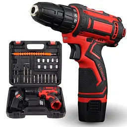 Акумуляторний шуруповерт із насадками KRAFFTEC 24V - мініатюра 6