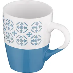 Чашка Ardesto Ornament 320 мл синьо-біла (AR3045BL) - мініатюра 3