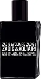 Оригінал Zadig & Voltaire This Is Him 50 мл Туалетна вода