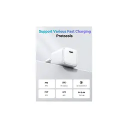 Зарядний пристрій UGREEN USB-C PD20W GaN X512 white (55554) - мініатюра 4