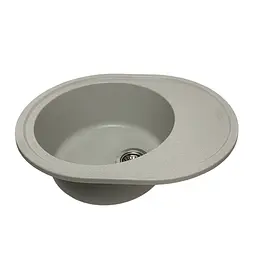 Кухонна мийка Adamant Vast 610x495x200 світло-сірий 100001494, Сірий - мініатюра 2