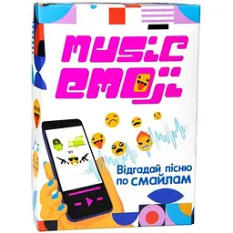Гра настільна STRATEG "Music Emoji" розважальна 30249