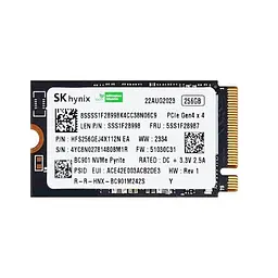 Накопичувач SSD 256GB SK hynix M.2 2242 NVMe PCIe 4.0 x4 (HFS256GEJ4X164N)