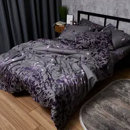 Підковдра Moon&Star Полісатин Premium Indigo Полуторна Євро 160x220 см - мініатюра 3