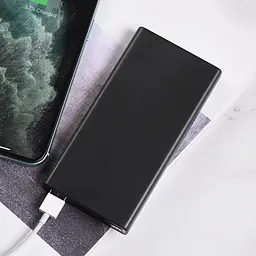 Портативный Аккумулятор Power Bank Hoco 55 Neoteric 10000 mAh Черный - мініатюра 5