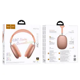 Бездротові накладні навушники HOCO W65 Plus Happy ANC BT headphones Orange (6942007650441) - мініатюра 2