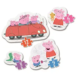 Пазл 4 в 1 Clementoni My First Puzzles Peppa Pig (20829) - мініатюра 2