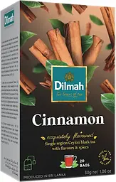 Dilmah Чай Cinnamon (Кориця), 20 tea bags - 30 g / 12 шт/ящ