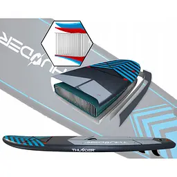 Надувна SUP дошка THUNDER Steel 365 см із веслом Blue - мініатюра 5