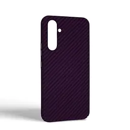 Карбоновый чехол для Samsung Galaxy A54 5G (A546), LikeCarbon, фиолетовый, панель, защитный чехол-накладка, ультратонкий и легкий, противоударный, обеспечивает защиту от ударов, падений и царапин, ArmorStandart (ARM71930) - мініатюра 2