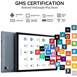 Планшет Beneve 3/32Gb HD Grey - мініатюра 5