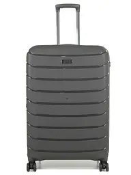Валіза дорожня велика (L) поліпропілен Snowball 61303 Cologne 92,5 л 75х49x28 см Сірий - мініатюра 2