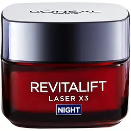 Нічний регенеруючий крем-маска L'oreal Paris Revitalift Лазер х3, 50 мл (A7564500)