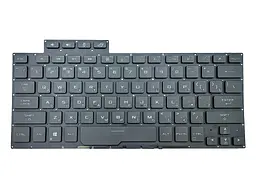 Клавіатура для ASUS ROG Zephyrus G14 GA401, GA401U, GA401M (RU Black без рамки з підсвічуванням). Оригінал - мініатюра 3