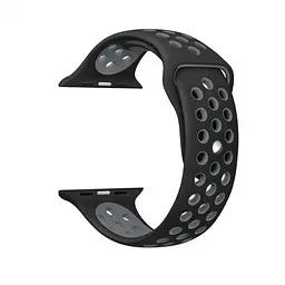 Ремінець Nike Sport Apple Watch 38/40/41 мм Black+Gray S (1)