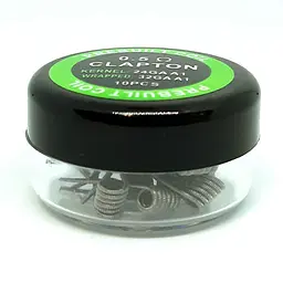 Комплект спіралей PREBUILT Clapton Coil 0.5 10 шт Ом (bs064) - мініатюра 2