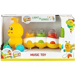 Іграшка музична Baby Team Повзунчик (8659_жовтий) - мініатюра 5