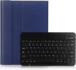 Бездротовий чохол з клавіатурою Bluetooth 3.0 для iPad 10.2/10.5, синьо-чорний
