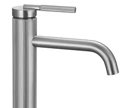 Змішувач для умивальника Rea Argon високий nickel brushed REA-B6450 - мініатюра 3