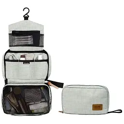 Косметичка Naturehike NH20SN010 розмір L світло-сіра - мініатюра 2