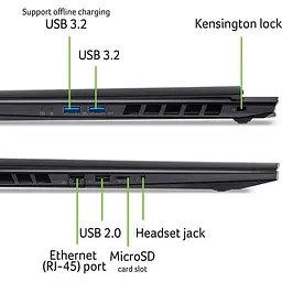 Ноутбук Acer Ігровий 18'' Nitro 18 AI AN18-61, IPS 165, Al 7 350 50GHz, 32GB DDR5, 1TB + 1TB - мініатюра 13