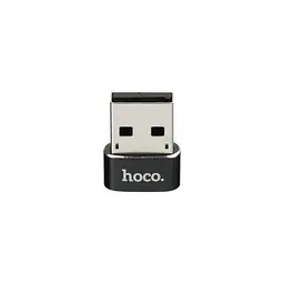 Adapter Hoco UA6 USB -> Type-C Black - мініатюра 2